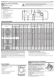 Manuál Indesit BWE 81285X W EE N Pračka