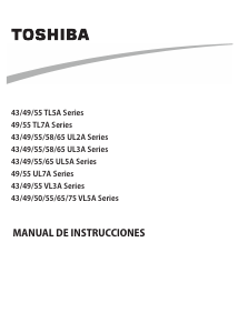 Manual de uso Toshiba 43UL5A63DG Televisor de LED