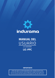 Manual de uso Indurama LIC-PPC Batidora