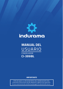 Manual de uso Indurama CI-399IBL Congelador