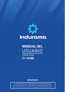 Manual de uso Indurama CI-145BL Congelador