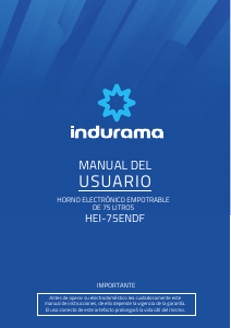 Manual de uso Indurama HEI-75ENDF Horno