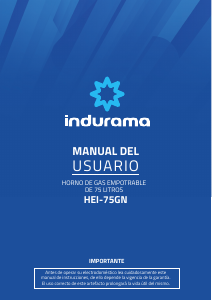 Manual de uso Indurama HEI-75GN Horno