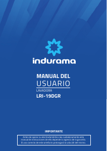 Manual de uso Indurama LRI-19DGR Lavadora