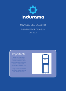 Manual de uso Indurama DAI-3GCR Dispensador de agua