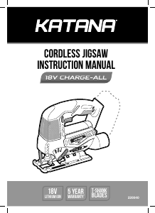 Manual Katana 220040 Jigsaw
