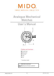 Manual Mido M027.408.11.041.00 Baroncelli Chronometer Silicon Gent Watch