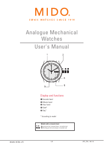 Manual Mido M021.626.22.061.00 Commander Big Date Watch