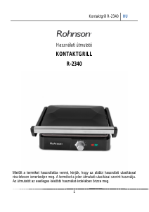 Használati útmutató Rohnson R-2340 Kontaktgrill