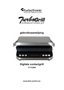 Handleiding TurboTronic TT-CG800 Contactgrill