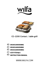 Handleiding Wilfa CG-2200 Contactgrill