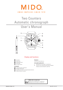 Handleiding Mido M025.627.36.061.10 Multifort Chronograph Adventure Horloge