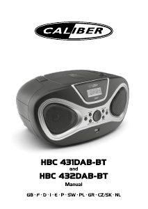 Handleiding Caliber HBC431DAB-BT Stereoset