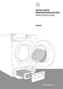 Bedienungsanleitung Gorenje D4E8B Trockner