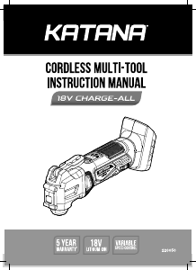 Manual Katana 220050 Multitool