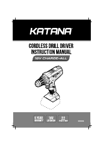 Handleiding Katana 220003 Schroef-boormachine