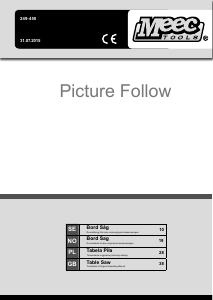 Bruksanvisning Meec Tools 249-450 Sirkelsag