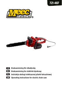 Instrukcja Meec Tools 721-487 Piła łańcuchowa