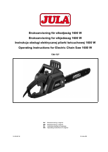 Instrukcja Meec Tools 726-727 Piła łańcuchowa