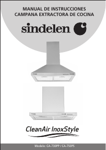 Manual de uso Sindelen CA-730PP Campana extractora