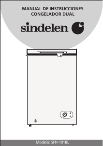Manual de uso Sindelen SFH-101BL Congelador