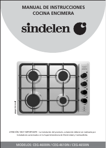 Manual de uso Sindelen CEG-4650IN Placa