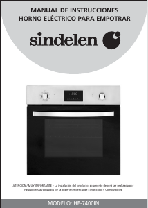 Manual de uso Sindelen HE-7400IN Horno