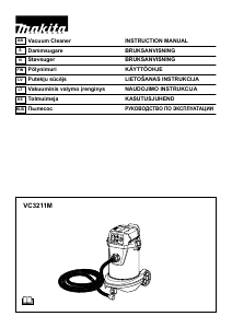 Rokasgrāmata Makita VC2211MX2 Putekļu sūcējs