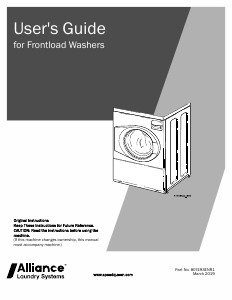 Manual Speed Queen FF7005WN Washing Machine