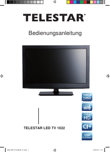 Bedienungsanleitung Telestar 1022 LED fernseher