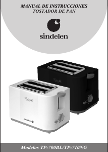 Manual de uso Sindelen TP-700BL Tostador