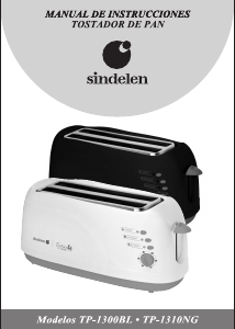 Manual de uso Sindelen TP-1300BL Tostador