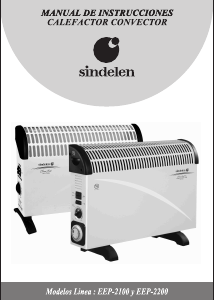 Manual de uso Sindelen EEP-2100BL Calefactor