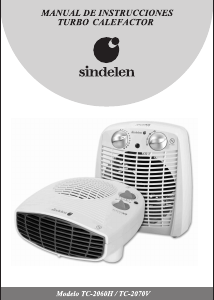 Manual de uso Sindelen TC-2060H Calefactor
