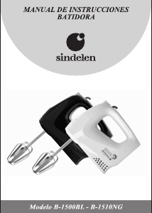 Manual de uso Sindelen B-1500BL Batidora de varillas