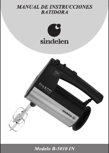 Manual de uso Sindelen B-5010IN Batidora de varillas