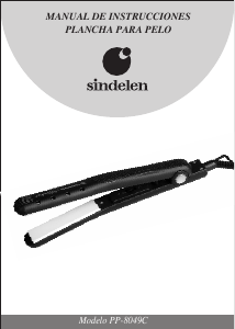 Manual de uso Sindelen PP-8049C Plancha de pelo