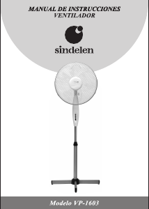 Manual de uso Sindelen VP-1603BL Ventilador