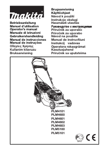 Manuale Makita PLM4602 Rasaerba