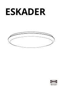 Használati útmutató IKEA ESKADER Lámpa