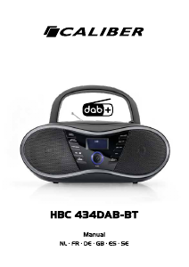 Mode d’emploi Caliber HBC434DAB-BT Stéréo