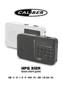 Návod Caliber HPG312R Rádio