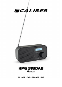 Mode d’emploi Caliber HPG318DAB Radio