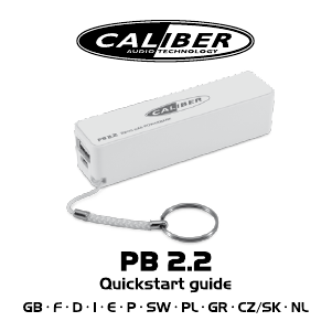 Instrukcja Caliber PB2.2 Przenośna ładowarka