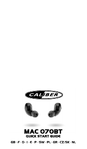 Manual de uso Caliber MAC070BT Auriculares