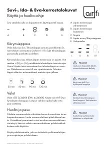 Käyttöohje Airfi Ida-CC65s Liesituuletin