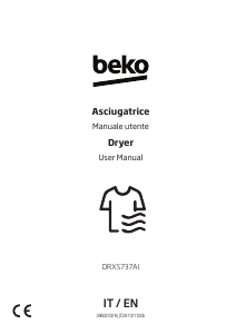 Manual BEKO DRXS737AI Dryer