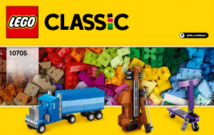 Manual de uso Lego set 10705 Classic Cesta de construcción creativa