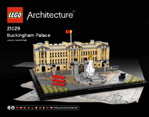 Руководство ЛЕГО set 21029 Architecture Букингемский дворец