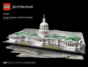 Manual de uso Lego set 21030 Architecture Edificio del Capitolio de Estados Unidos